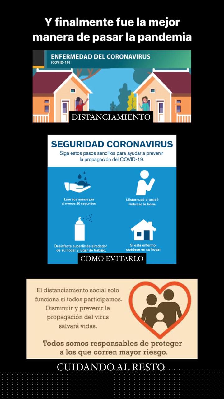 " Y finalmente fue la mejor manera de pasar la pandemia".