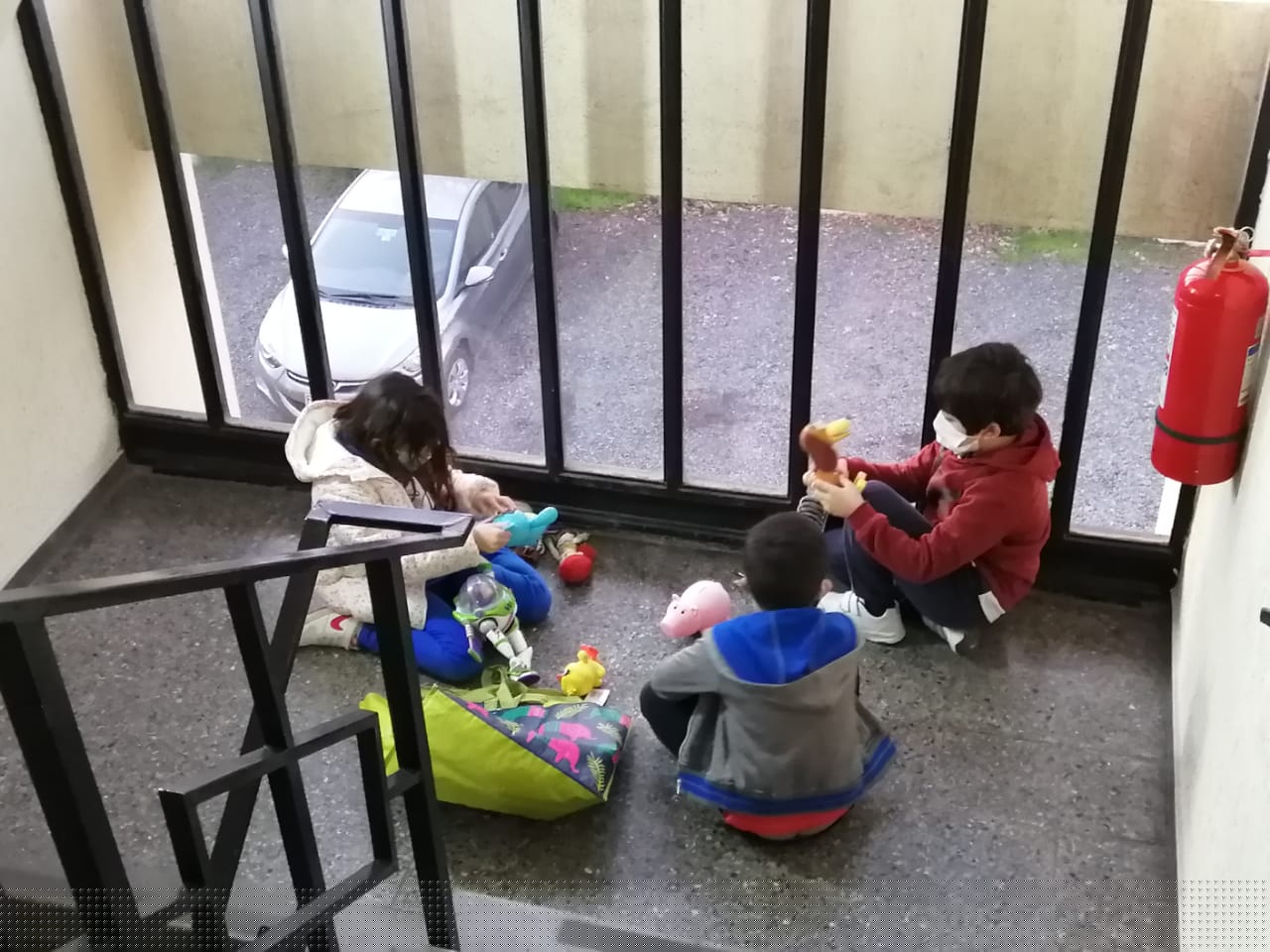 Vecinos de la torre A: nuevos amigos en Nuñoa.