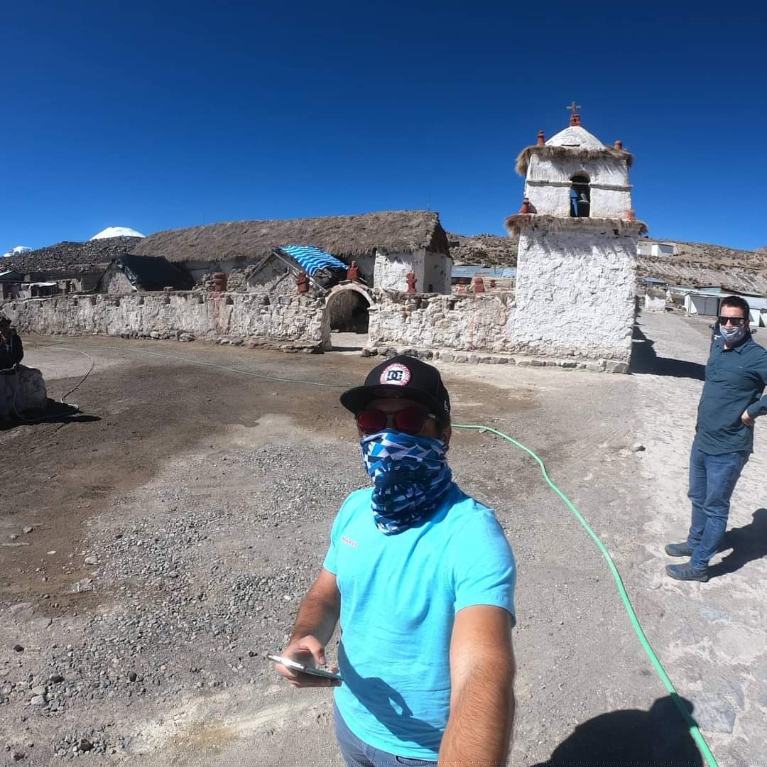 General Lagos-Visviri donde comienza Chile.
