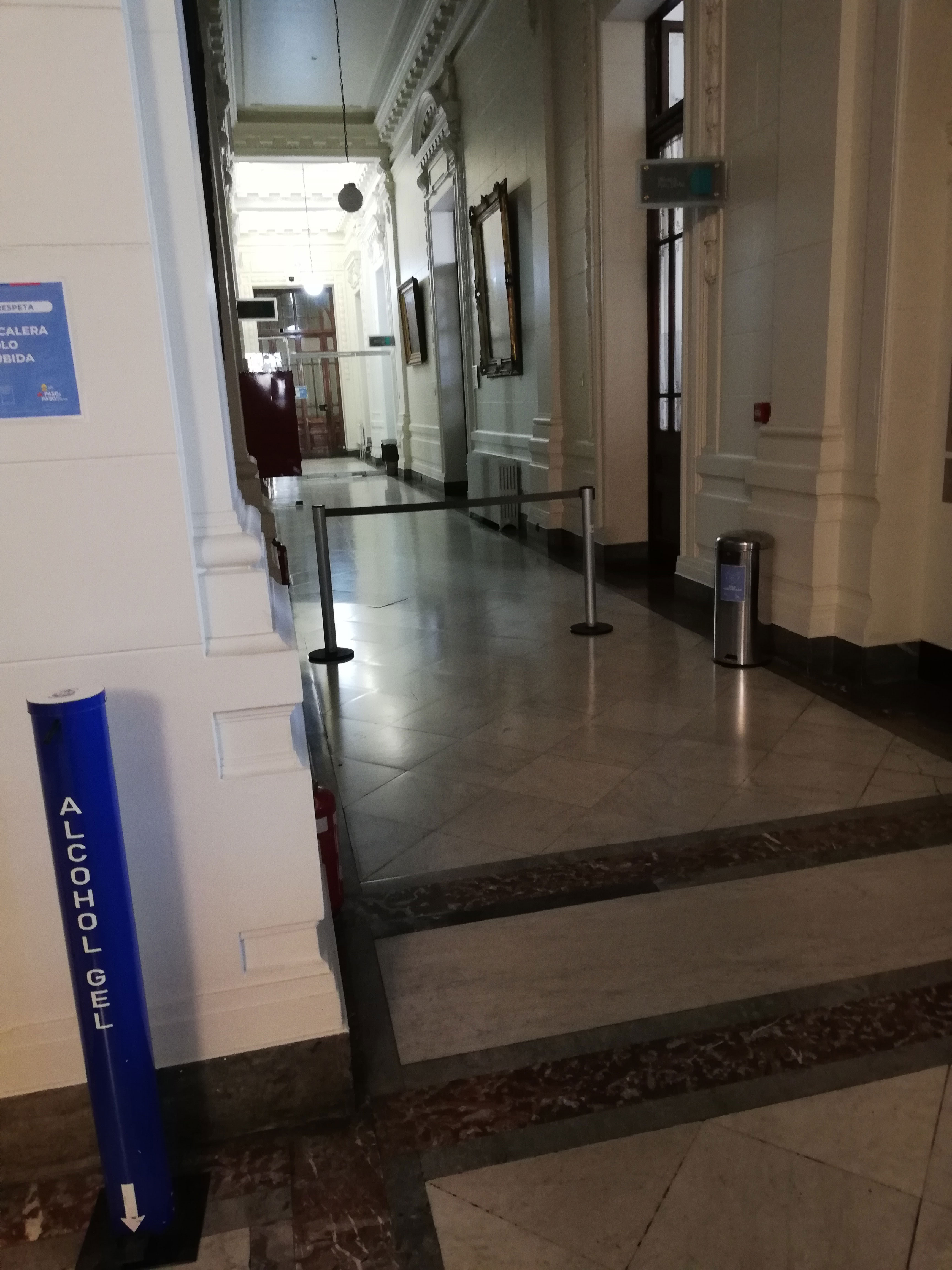 Biblioteca Nacional de Chile en pandemia.