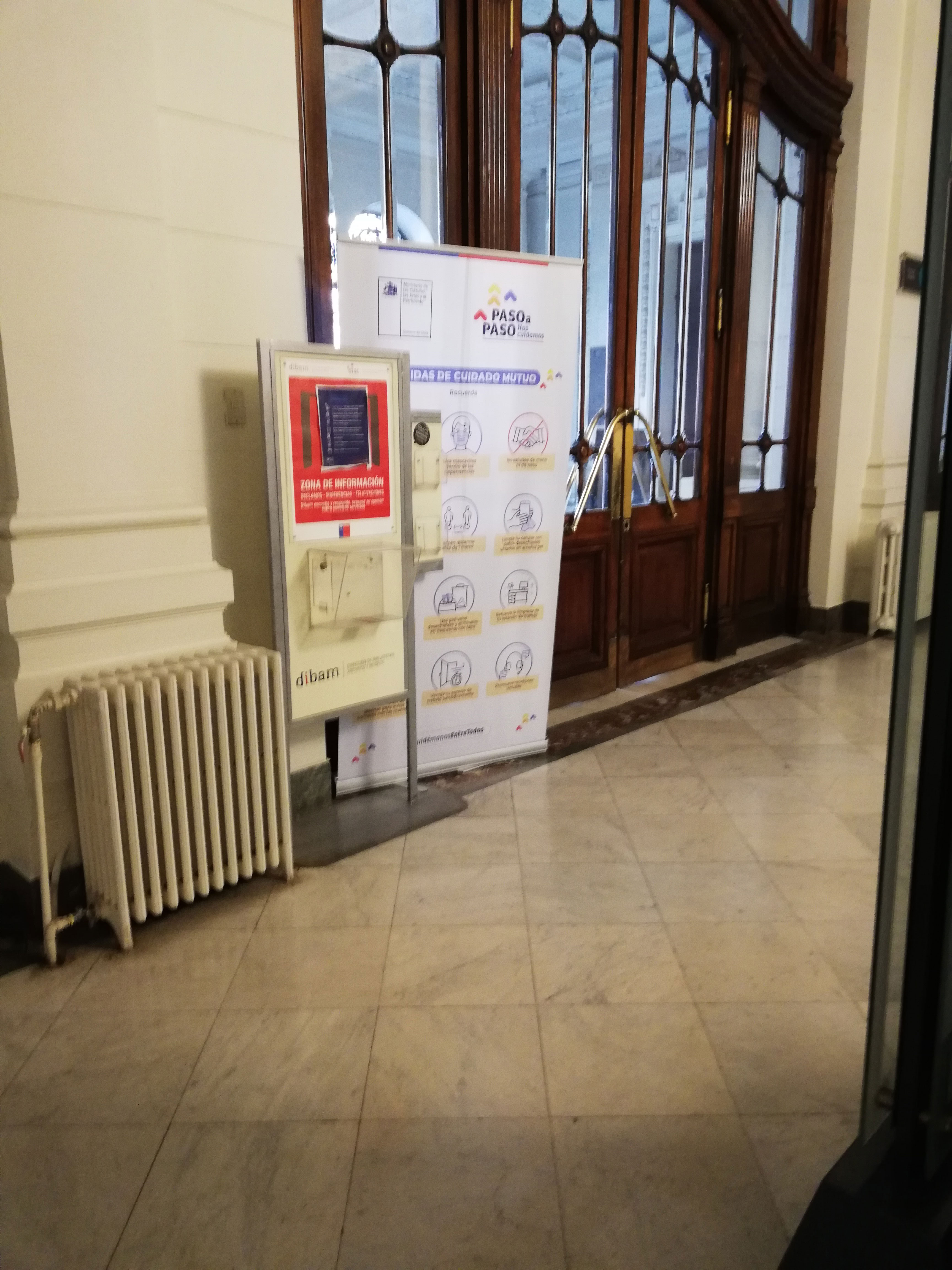 Fase 1 en Biblioteca Nacional de Chile.